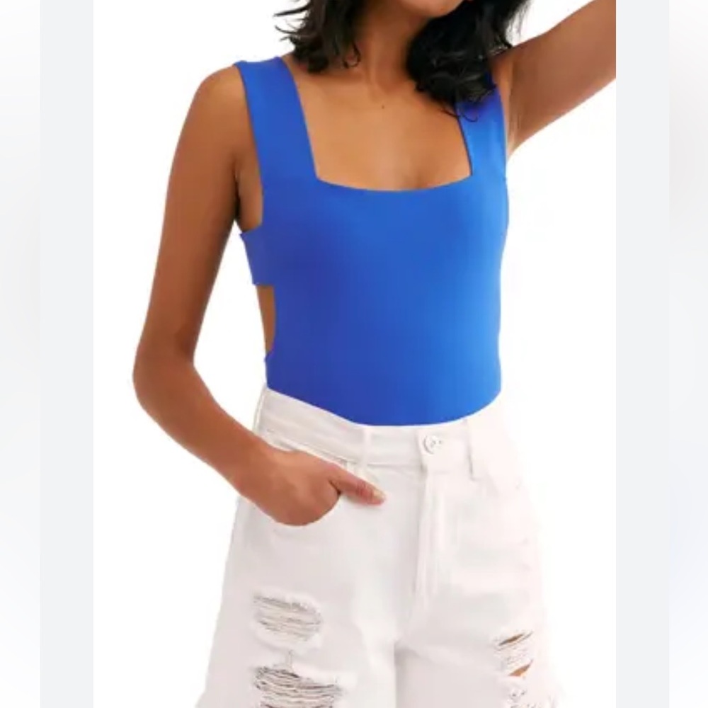 Square Neck Free People Bodysuit